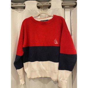 Mens Nautica Pullover Sweater Size XL Vintage